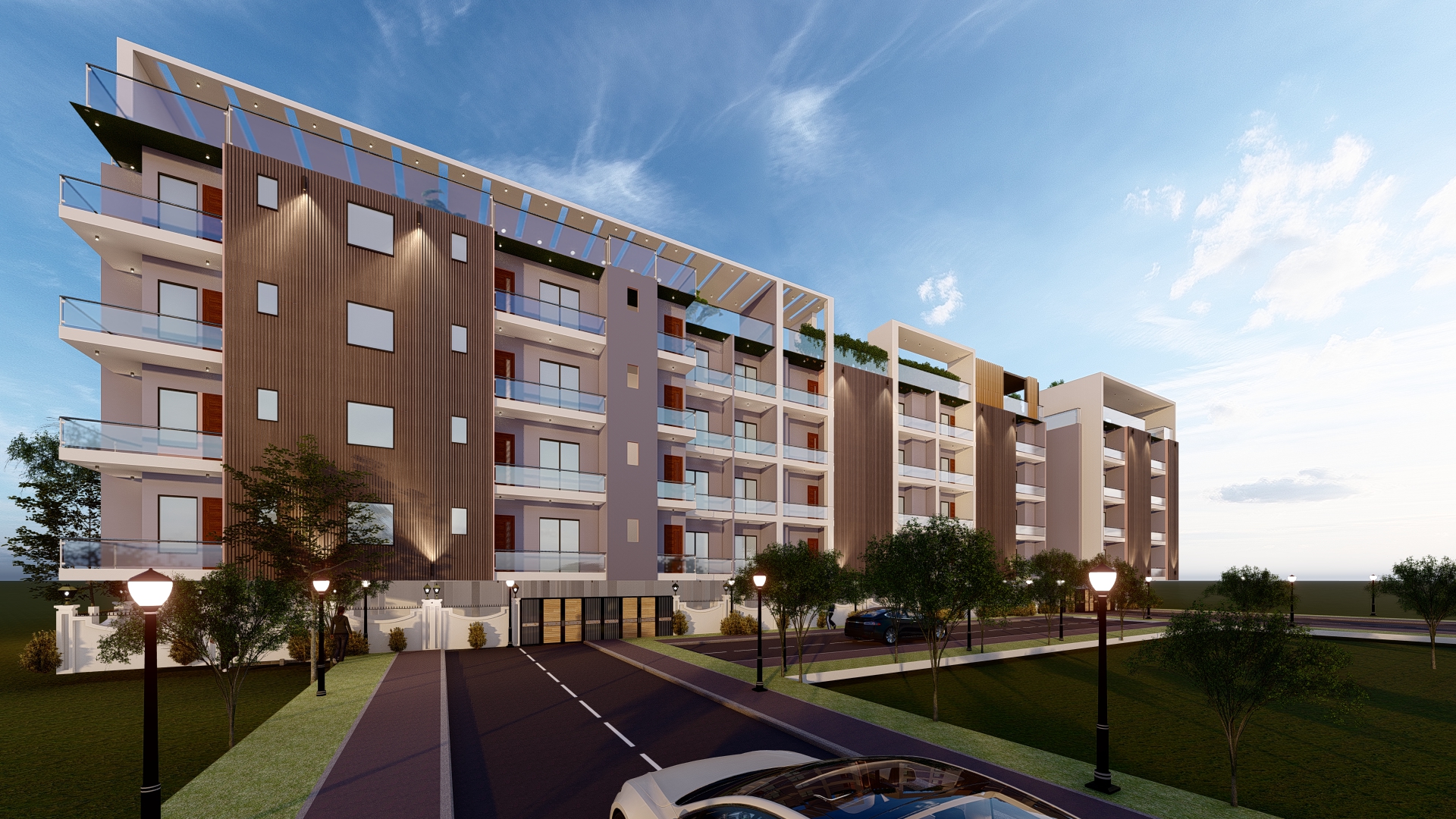 Greno Residency Elevation